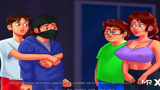 Hot Anime Babe Gives Summertime Saga blowjob in Steamy Shower Scene