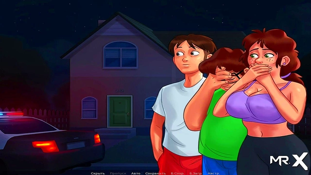 Hot Anime Babe Gives Summertime Saga blowjob in Steamy Shower Scene