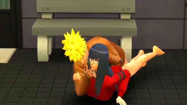 Sasuke Spanks Hinata While Naruto Fucks Her Like A Whore In Netorare Anime Drama