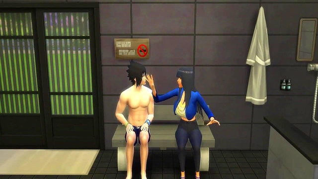 Sasuke Spanks Hinata While Naruto Fucks Her Like A Whore In Netorare Anime Drama