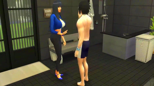 Sasuke Spanks Hinata While Naruto Fucks Her Like A Whore In Netorare Anime Drama