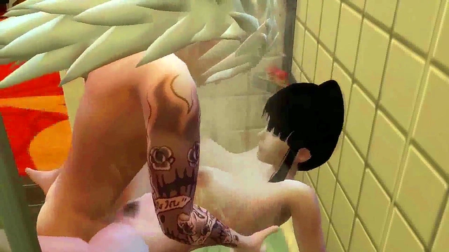 Madara Fucks His Friend’s Wife in Bathtub During Steamy Naruto Hentai Scene