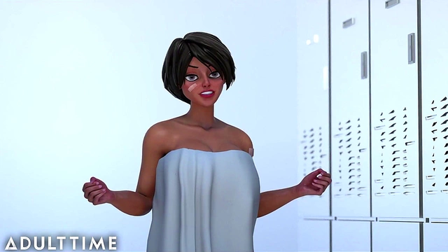 Busty Hentai Chick Defeats Rival for Hot Lesbian Scissoring Orgasm Session