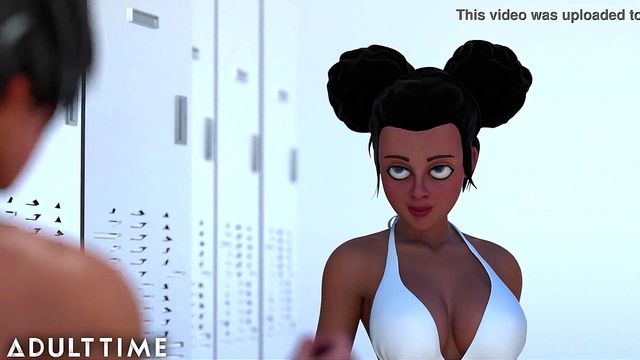 Busty Hentai Chick Defeats Rival for Hot Lesbian Scissoring Orgasm Session