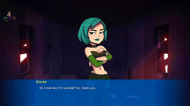 Milf Spanks Blonde & Redhead Lesbians Outdoors at Camp Pinewood Cartoony Fun