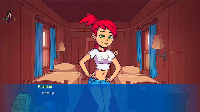 Milf Spanks Blonde & Redhead Lesbians Outdoors at Camp Pinewood Cartoony Fun