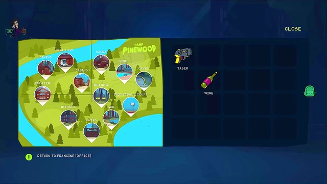 Milf Spanks Blonde & Redhead Lesbians Outdoors at Camp Pinewood Cartoony Fun