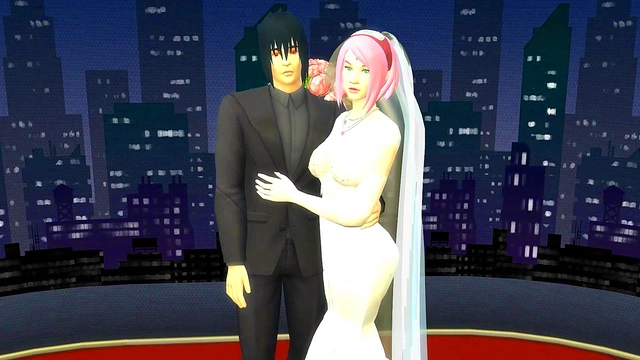 Sakura Cheats on Naruto – Netorare Wedding Day Anal Adventure