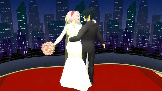 Sakura Cheats on Naruto – Netorare Wedding Day Anal Adventure