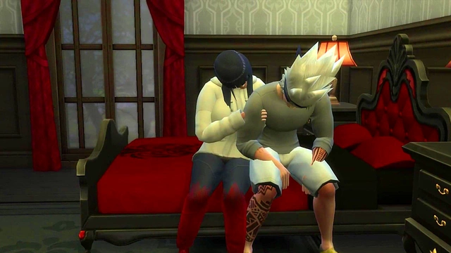 Hinata Comforts Sad Kakashi in Naruto Anime for Intense Fucking Session