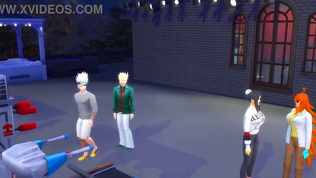 Hinata Comforts Sad Kakashi in Naruto Anime for Intense Fucking Session