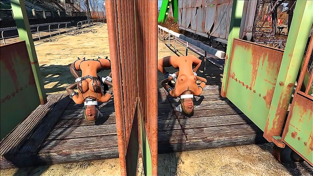 Sexy Teens Seduce in Fallout 4's Little Vegas – Anime Prostitute Action