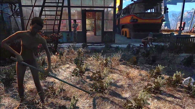 Sexy Teens Seduce in Fallout 4's Little Vegas – Anime Prostitute Action