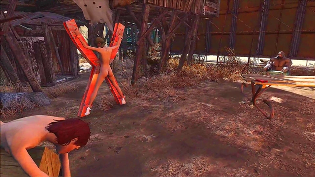 Sexy Teens Seduce in Fallout 4's Little Vegas – Anime Prostitute Action