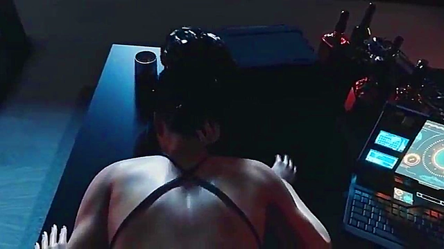 Hungry Lesbians Enjoy Futanari Action in Cyberpunk 2077 Threesome