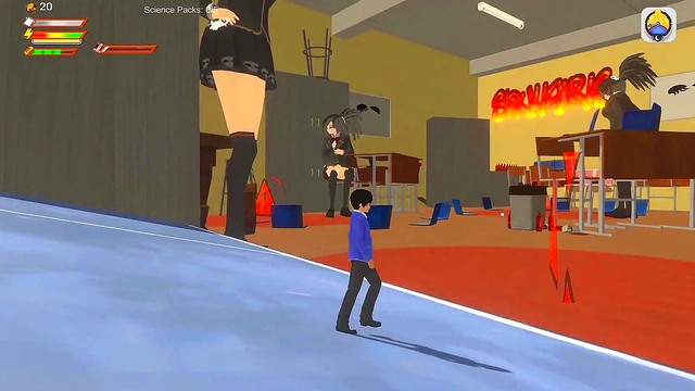 Giantess Nerd Humiliates Bully With Femdom Facesitting & Vore