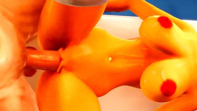 White-Haired Waifu 2B Dreams Of Deepthroat Blowjob & Pussy Fucking Creampie