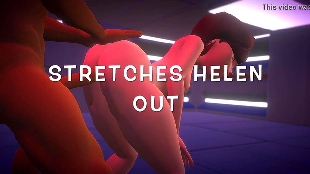 Big-Busted Milf With Bubble Butt Enjoys Intense Anal Sex In Anime Parody