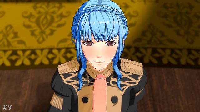3D Anime Marianne from Fire Emblem Fucks Hardcore in Sexy Scene