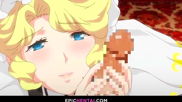 Blonde Maid Waifu Satisfies Your Needs With Big Tits & POV Action
