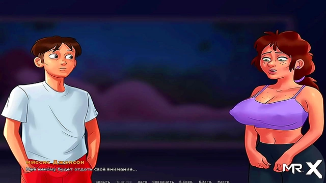 Step Mom Helps Step Son Masturbate in Summertime Saga Let’s Play