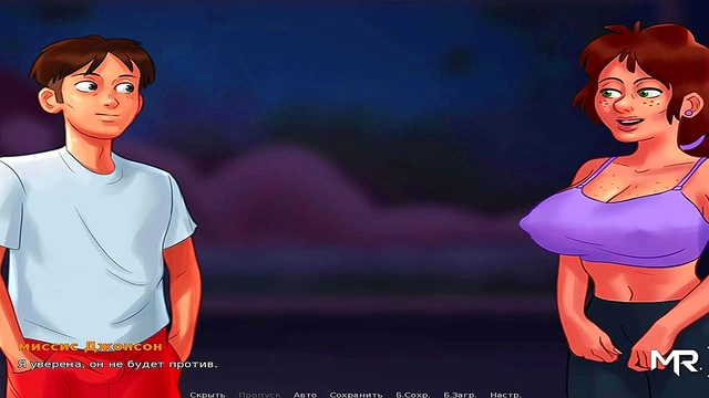 Step Mom Helps Step Son Masturbate in Summertime Saga Let’s Play