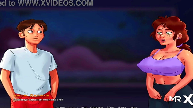 Step Mom Helps Step Son Masturbate in Summertime Saga Let’s Play