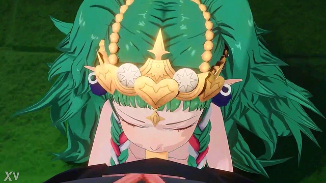 Fire Emblem Anime Goddess Sothis Gives Seductive 3D Blowjob