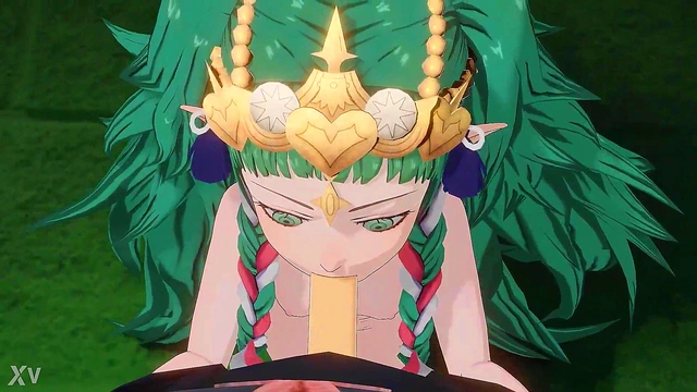 Fire Emblem Anime Goddess Sothis Gives Seductive 3D Blowjob