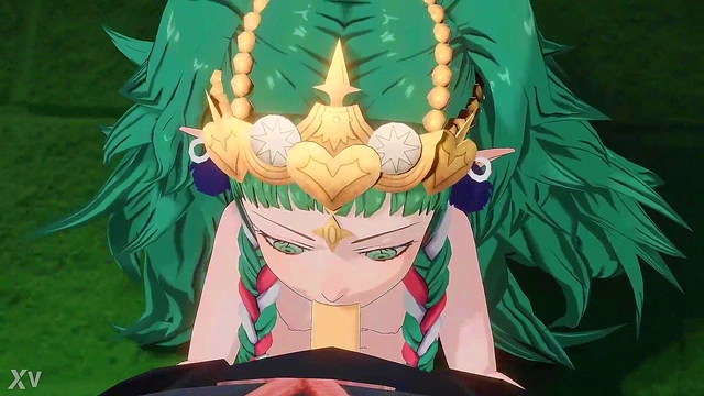 Fire Emblem Anime Goddess Sothis Gives Seductive 3D Blowjob
