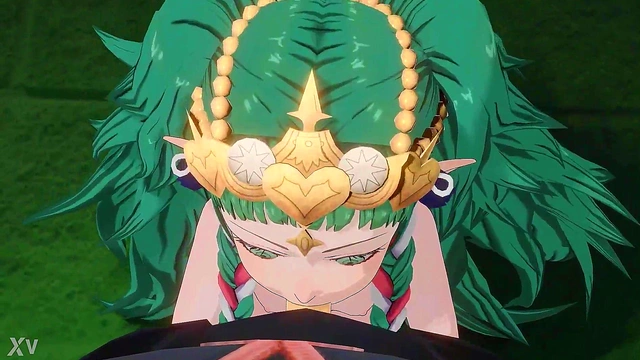 Fire Emblem Anime Goddess Sothis Gives Seductive 3D Blowjob