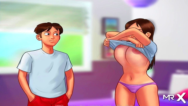 Hentai Babe From Summertime Saga Shows Off Her Skills In Anime Adventure