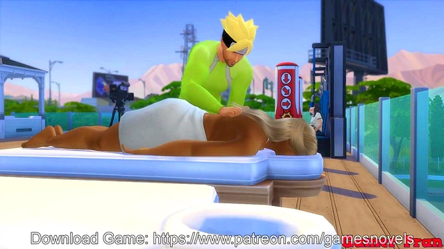 Boruto Helps His Fat Step-Mom With Anal & Oral Sex Till She Cums On Face & Tits