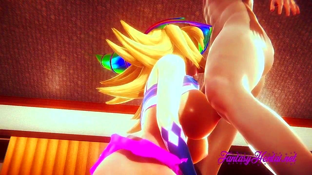 Dark Magician Girl Sucks Dick & Gets Fucked Hard in Yu-Gi-Oh 3D Hentai Uncensored