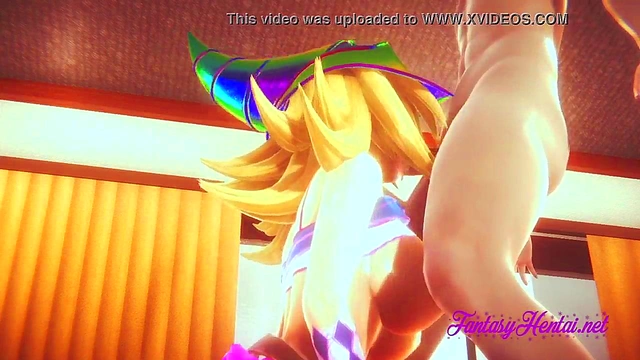 Dark Magician Girl Sucks Dick & Gets Fucked Hard in Yu-Gi-Oh 3D Hentai Uncensored