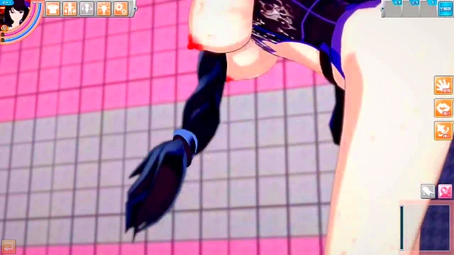 Elsa From Re-Zero Rubs Her Massive Tits While Giving A Blowjob & Handjob