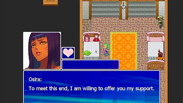 Huge-Bodied MILF Farah Gives Jamal Intense Blowjob in Queen Opala Game