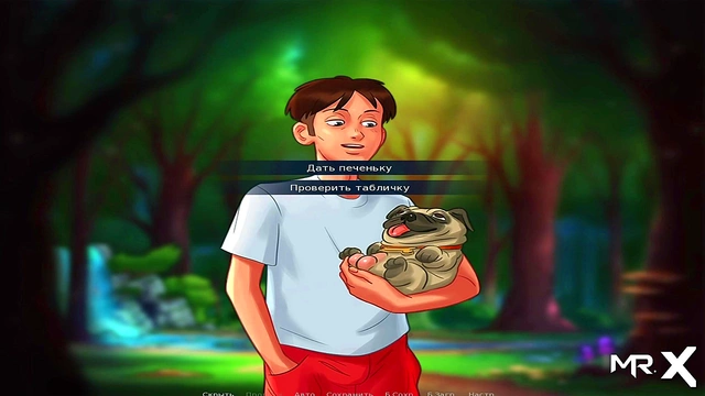 Summertime Saga Anime Girl Gives Blowing BJ Action In Sexy Game Scene