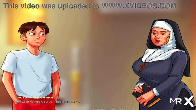 Summertime Saga Anime Girl Gives Blowing BJ Action In Sexy Game Scene