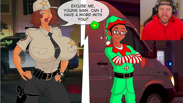 Christmas Elf Meets & Fucks Delivery Boy for Naughty Yuletide Fun