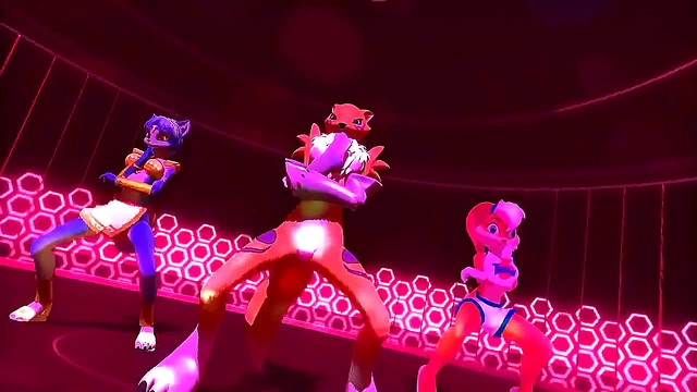 Fox Bunny Girls Dance Seductively in 3D Hentai Animation Clip