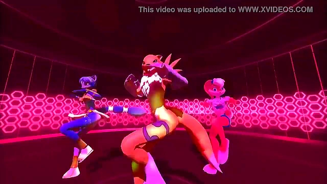 Fox Bunny Girls Dance Seductively in 3D Hentai Animation Clip