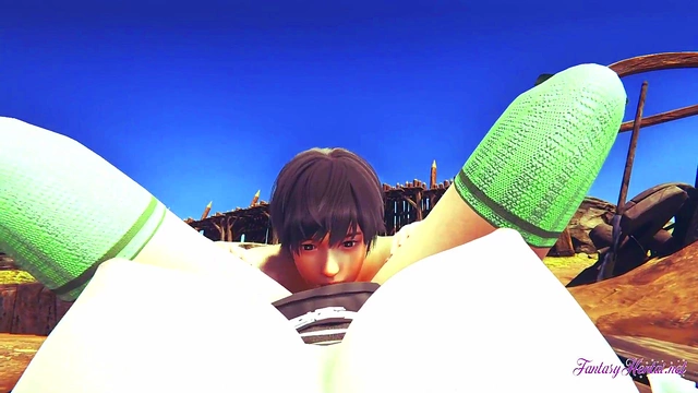 Mitsuri Kanroji From Kimetsu No Yaiba Gives Amazing Cunny & Boobjob POV