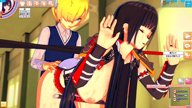 Cute Japanese Schoolgirl With Huge Boobs Rubbed & Sucked In Eroge Koikatu 3D Hentai Scene