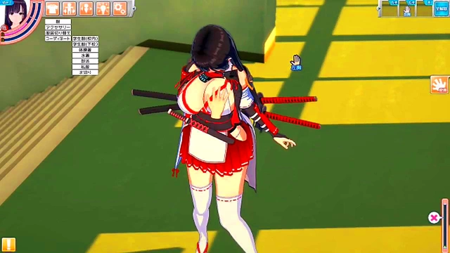 Cute Japanese Schoolgirl With Huge Boobs Rubbed & Sucked In Eroge Koikatu 3D Hentai Scene