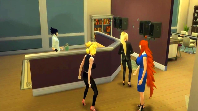 Sasuke Cheats With Anal-Loving Ino While Sakura Tries to Catch Them In The Act