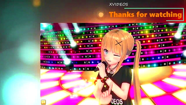 Koikatsu! Big-Busted Anime Girls Enjoy 3P Fun With Blowjob & Cowgirl Action