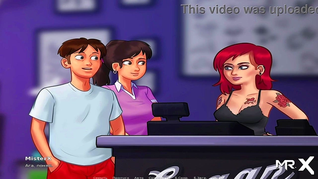 Summertime Saga Anime Chick Gets Ass Tattoo Before Wild Uncensored Sex Session