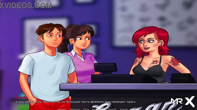 Summertime Saga Anime Chick Gets Ass Tattoo Before Wild Uncensored Sex Session