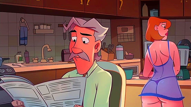 Horny Wife Sips Coffee Before Seductive Hentai Sex Session